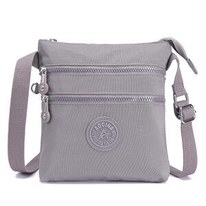 4758 Nylon Crossbody Bags Multi Pocket Small Cross Body Purse Lightweight
